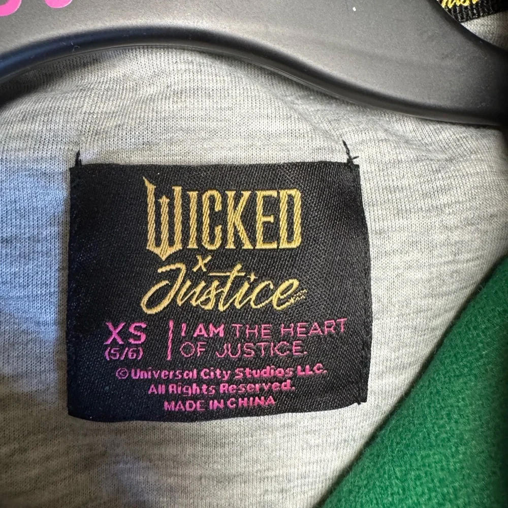 NWT Justice Wicked Varsity Jacket SZ XS 5-6